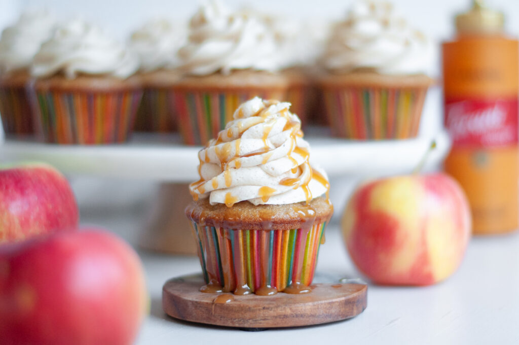 Apple Spice Cupcakes with Buttercream Frosting