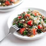 Feature image for our kale and quinoa power salad recipe.