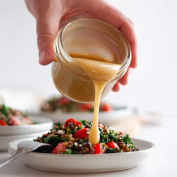 Feature image for our maple tahini dressing.