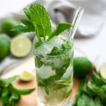 Feature image for our virgin mojito recipe.