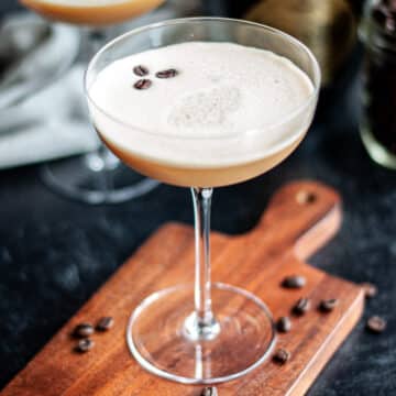 Feature image for our cold brew martini recipe.