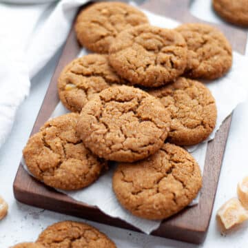Feature image for our triple ginger cookies recipe.