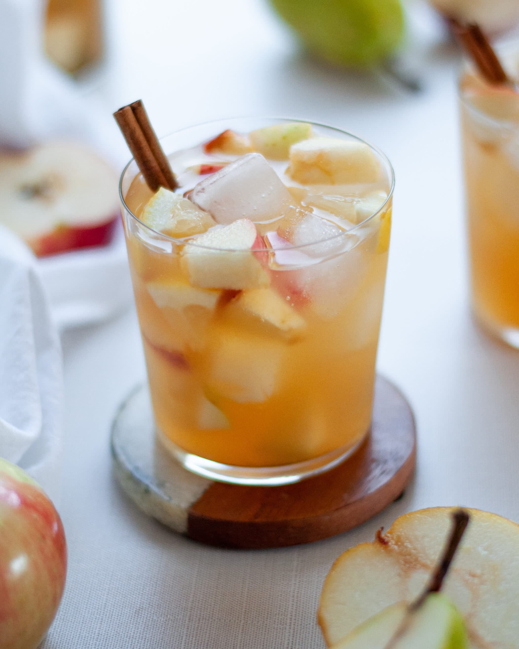 Fall White Sangria with Vodka - Our Love Language is Food