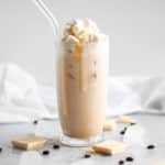 Feature image for our iced white chocolate mocha recipe.