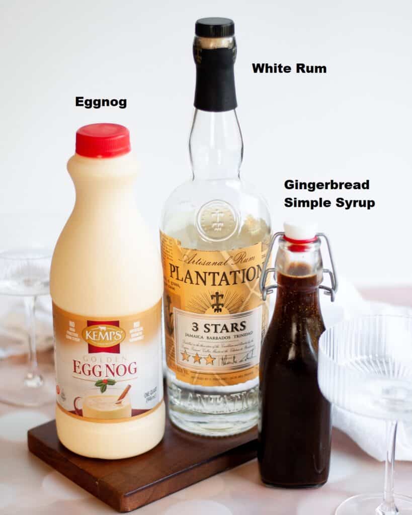 Gingerbread Eggnog Cocktail - Our Love Language is Food