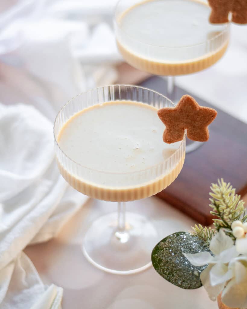 Gingerbread Eggnog Cocktail - Our Love Language is Food