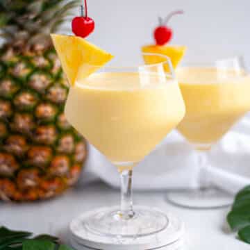 Feature image for our virgin pina colada recipe.