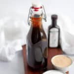 Feature image for our homemade vanilla syrup recipe.