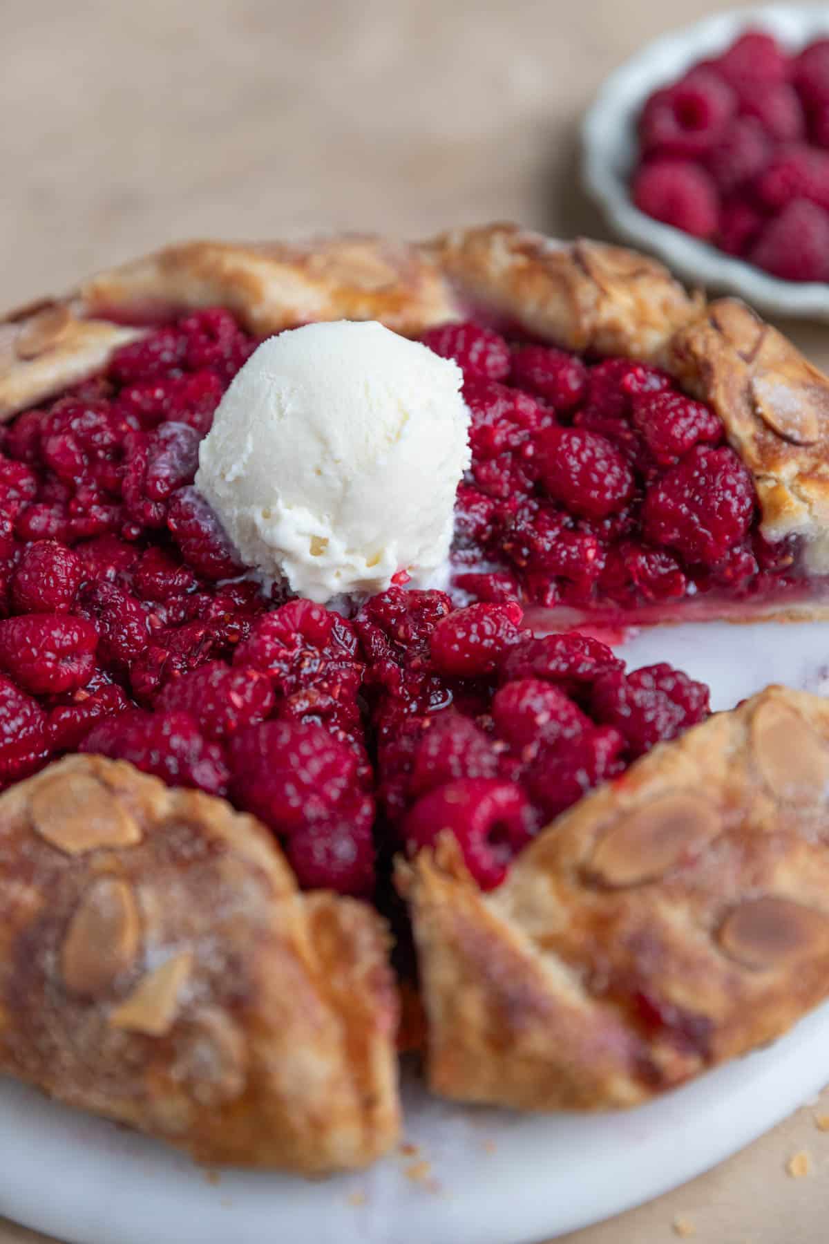 Raspberry Galette by Bakes by Brown Sugar.