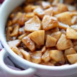 Feature image for our stovetop cinnamon apples recipe.