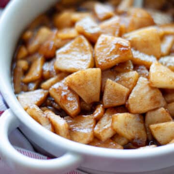 Feature image for our stovetop cinnamon apples recipe.