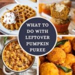 Feature image for our article on what to do with leftover pumpkin puree.