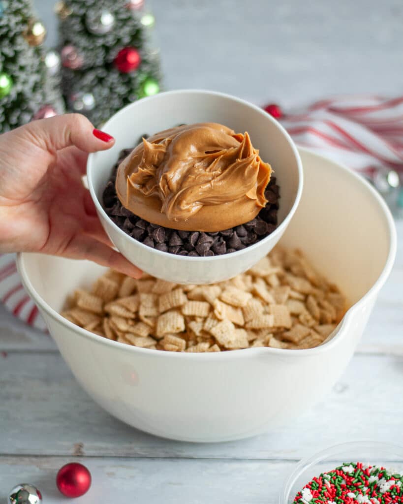 Christmas Puppy Chow Recipe-Our Love Language is Food