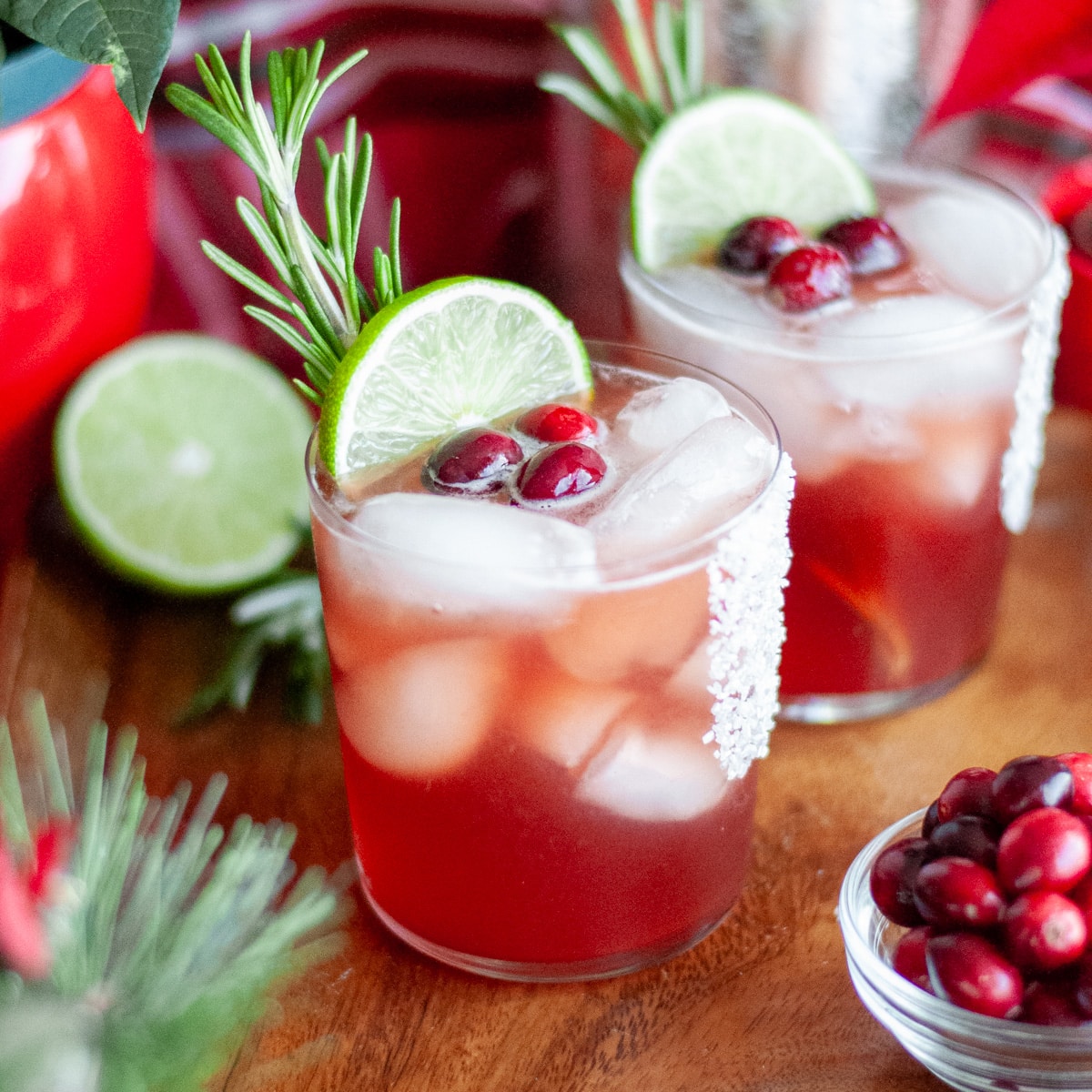 Holiday Cranberry Margarita Recipe (A Christmas Favorite!) - Our Love Language is Food