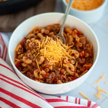 Feature image for our american goulash recipe.