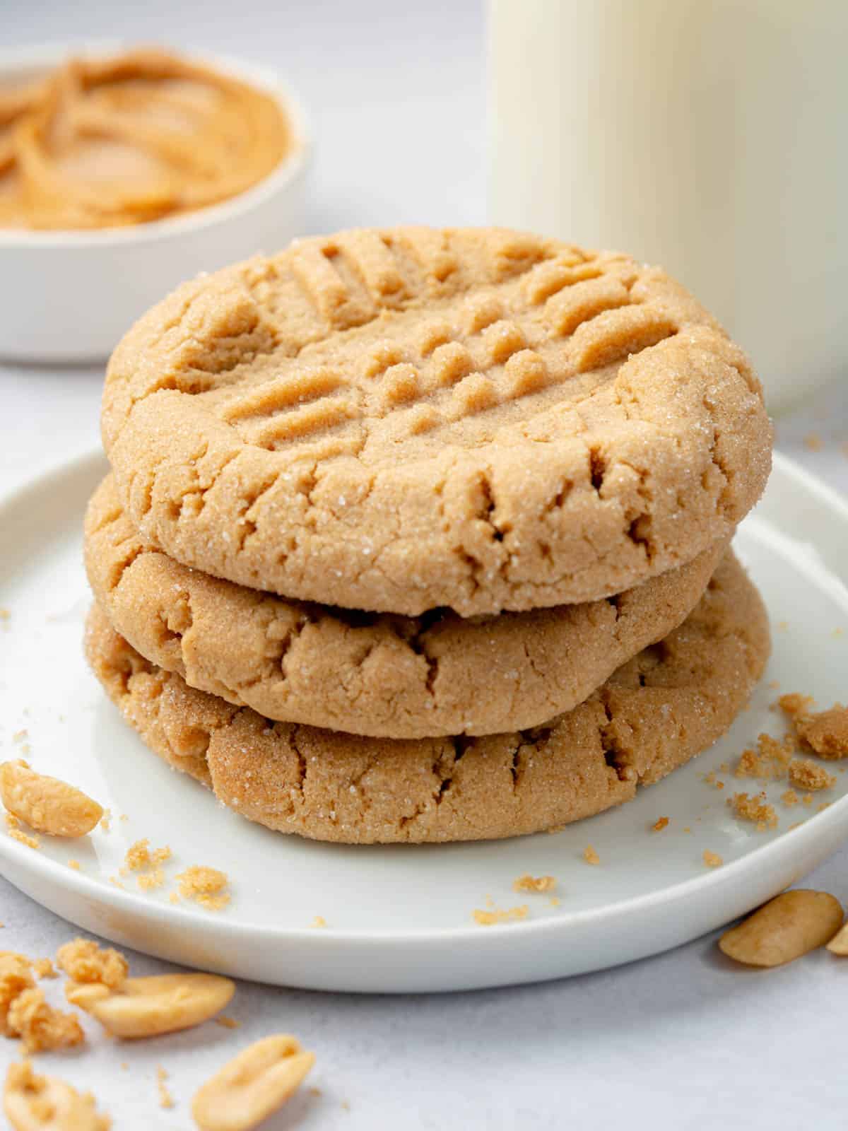 Classic Peanut Butter Cookies from Stir Taste Smile.